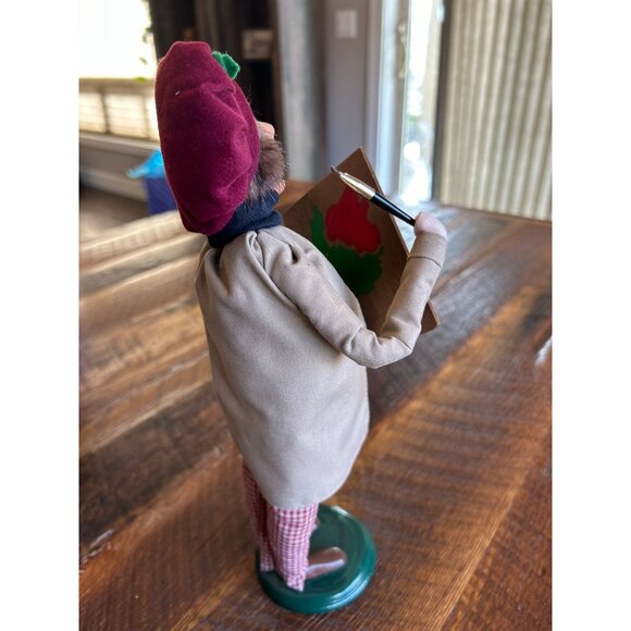 Byers Choice Carolers "Male Artist" With Palette & Brushes 1999 - Picture 3 of 7